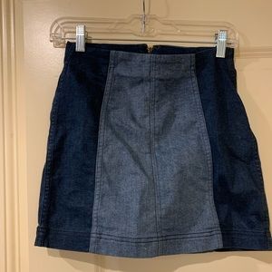 Free people modern femme color block mini